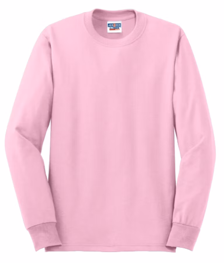 Picture of Jerzees Dri-Power 50/50 Cotton/Poly Long Sleeve T-Shirt