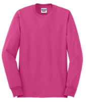 Picture of Jerzees Dri-Power 50/50 Cotton/Poly Long Sleeve T-Shirt
