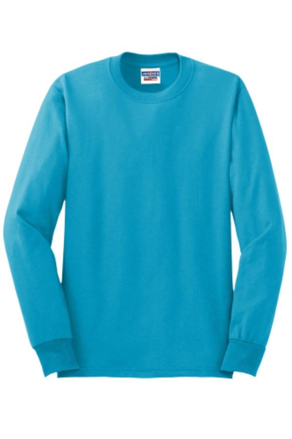 Picture of Jerzees Dri-Power 50/50 Cotton/Poly Long Sleeve T-Shirt