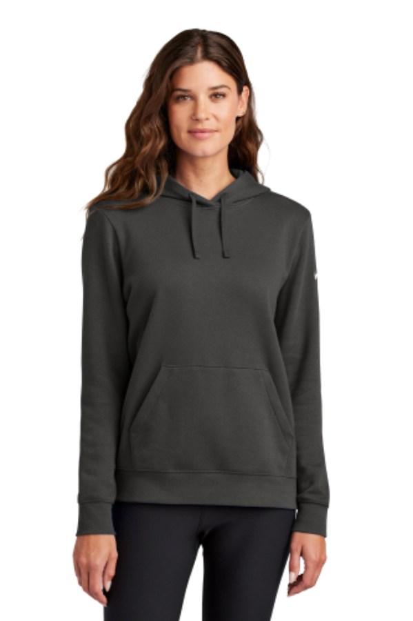 Picture of Nike Women's Club Fleece Sleeve Swoosh Pullover Hoodie