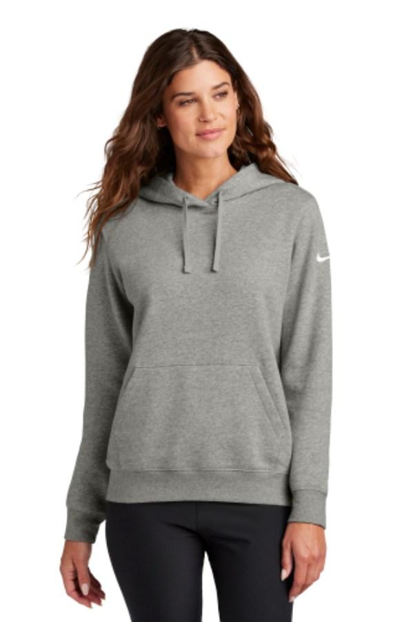 Picture of Nike Women's Club Fleece Sleeve Swoosh Pullover Hoodie