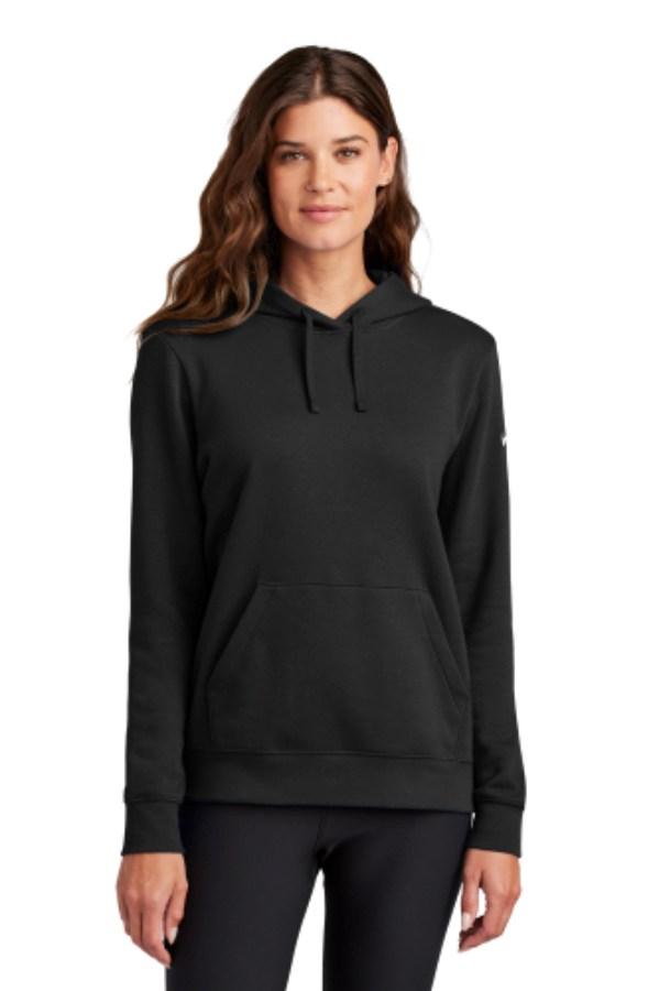 Picture of Nike Women's Club Fleece Sleeve Swoosh Pullover Hoodie