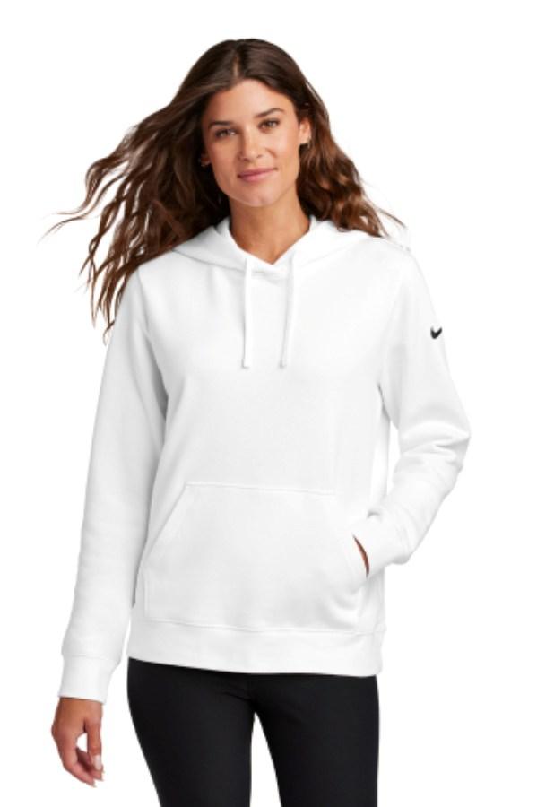 Picture of Nike Women's Club Fleece Sleeve Swoosh Pullover Hoodie