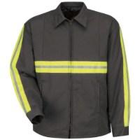 Red Kap Men's Enhanced Vis Perma-Lined Panel Jacket
