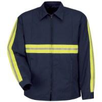 Picture of Red Kap Men's Enhanced Vis Perma-Lined Panel Jacket