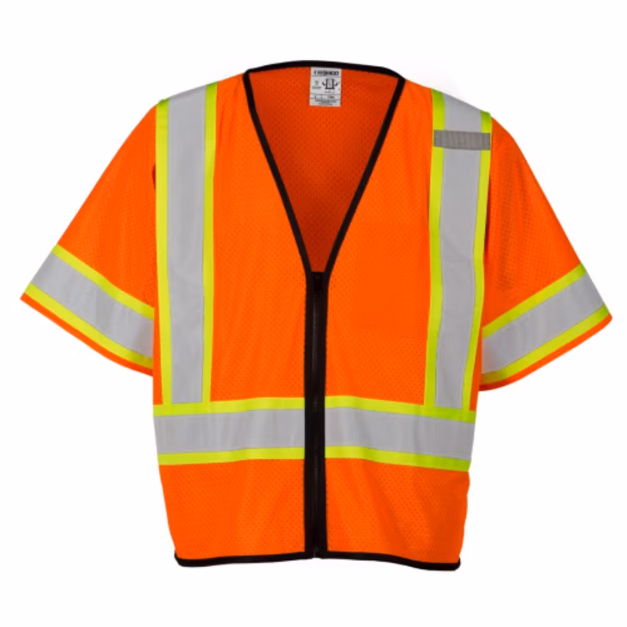 Picture of Kishigo Class 3 Economy Single Pocket Contrasting Mesh Vest