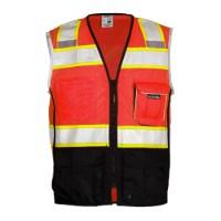 Picture of Kishigo Class 2 Black Series Black Bottom Vest