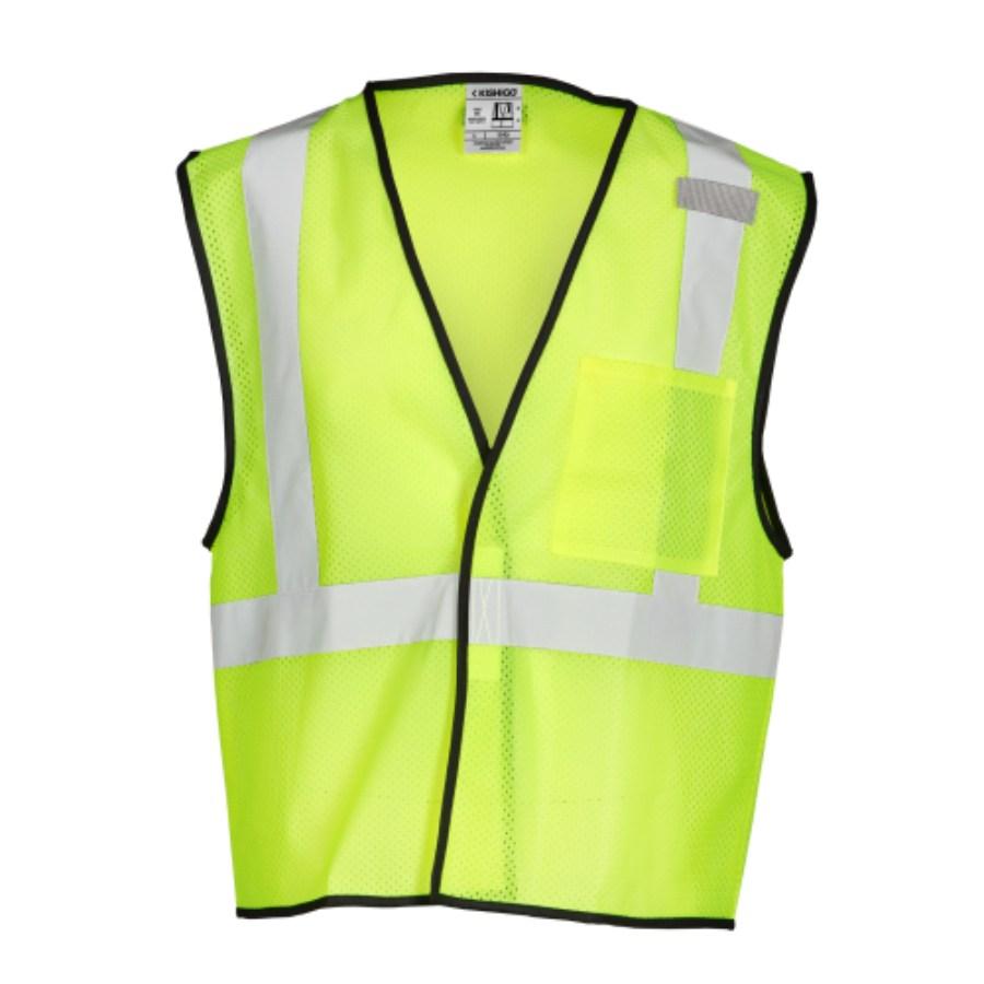Picture of Kishigo Class 2 Single Pocket Hook and Loop Mesh Vest