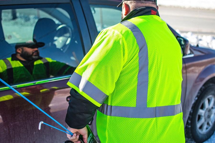 Picture of Kishigo Class 3 Velcro Vest with Silver Tape