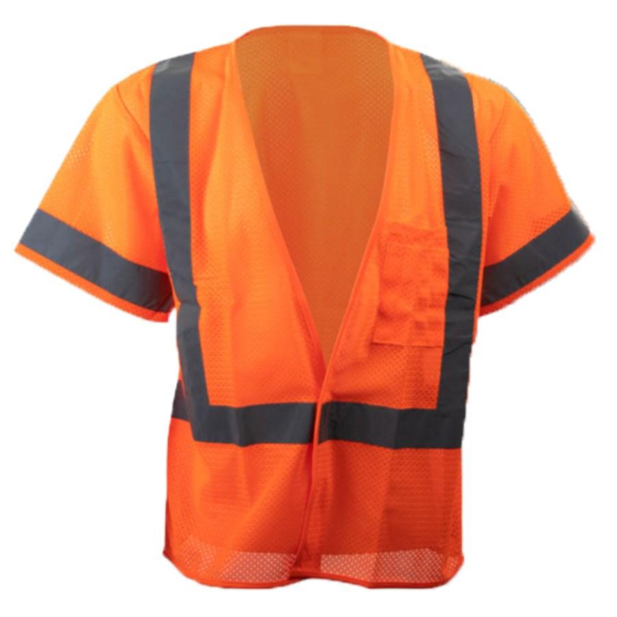 Picture of Kishigo Class 3 Velcro Vest with Silver Tape