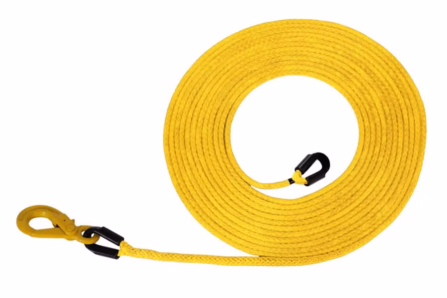 Picture of AmSteel-Blue Heavy Duty Synthetic Rope Extensions w/ Self Locking Hook and
Thimble