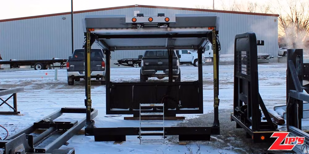 Picture of Century Aluminum 20 Series LCG™ Conventional 4 Car Carrier with Top Rack & Auto-Grip Wheel Lift