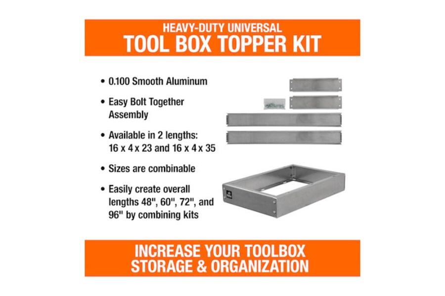 Picture of Buyers Heavy Duty Universal Smooth Aluminum Toolbox Top Trays