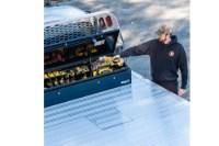 Picture of Buyers Heavy Duty Gloss Black Steel Flatbed Box