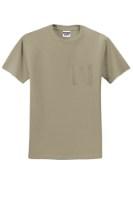 Jerzees Dri-Power 50/50 Cotton/Poly Pocket T-Shirt