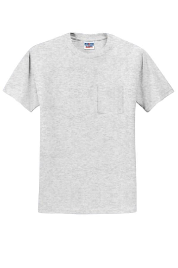 Picture of Jerzees Dri-Power 50/50 Cotton/Poly Pocket T-Shirt