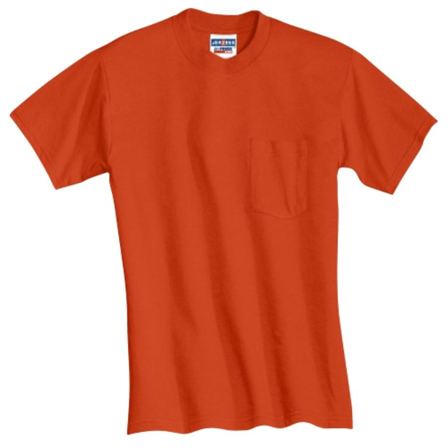 Picture of Jerzees Dri-Power 50/50 Cotton/Poly Pocket T-Shirt