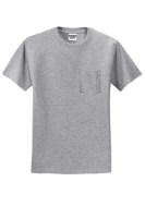 Picture of Jerzees Dri-Power 50/50 Cotton/Poly Pocket T-Shirt
