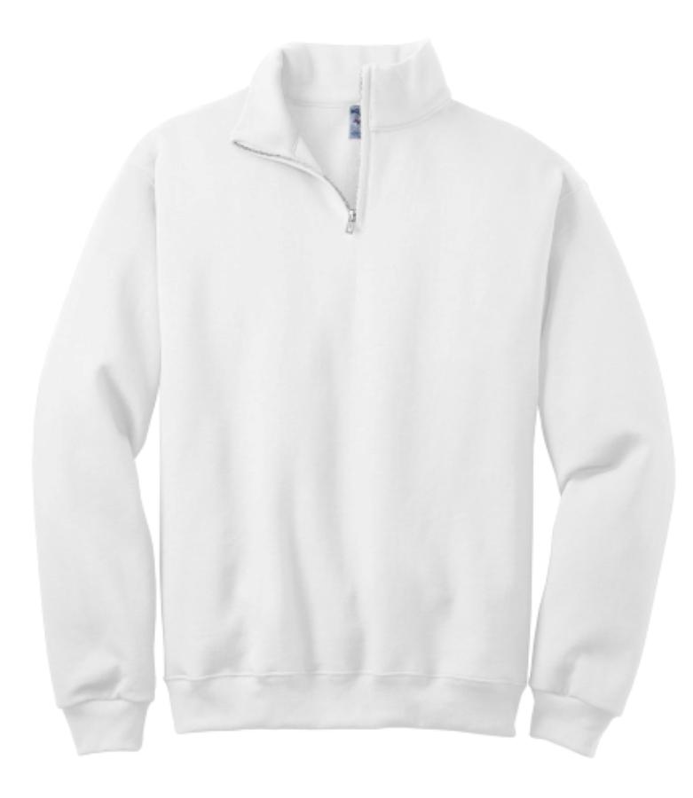 Picture of Jerzees NuBlend 1/4-Zip Cadet Collar Sweatshirt