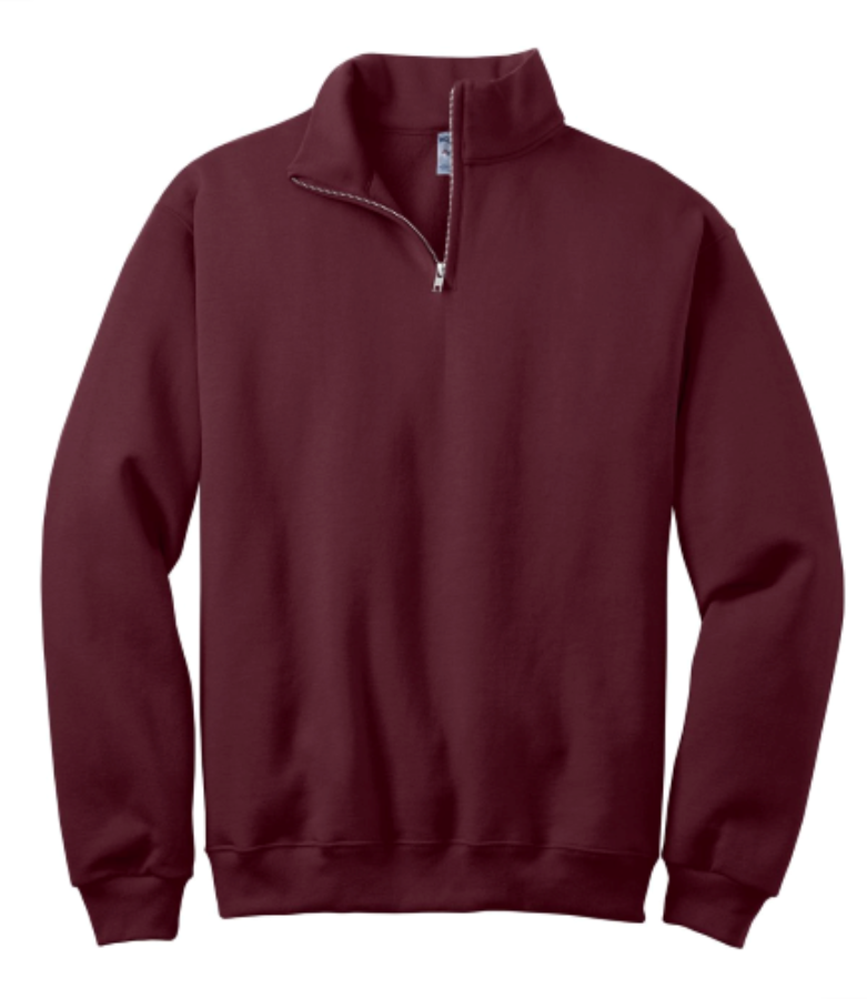 Picture of Jerzees NuBlend 1/4-Zip Cadet Collar Sweatshirt