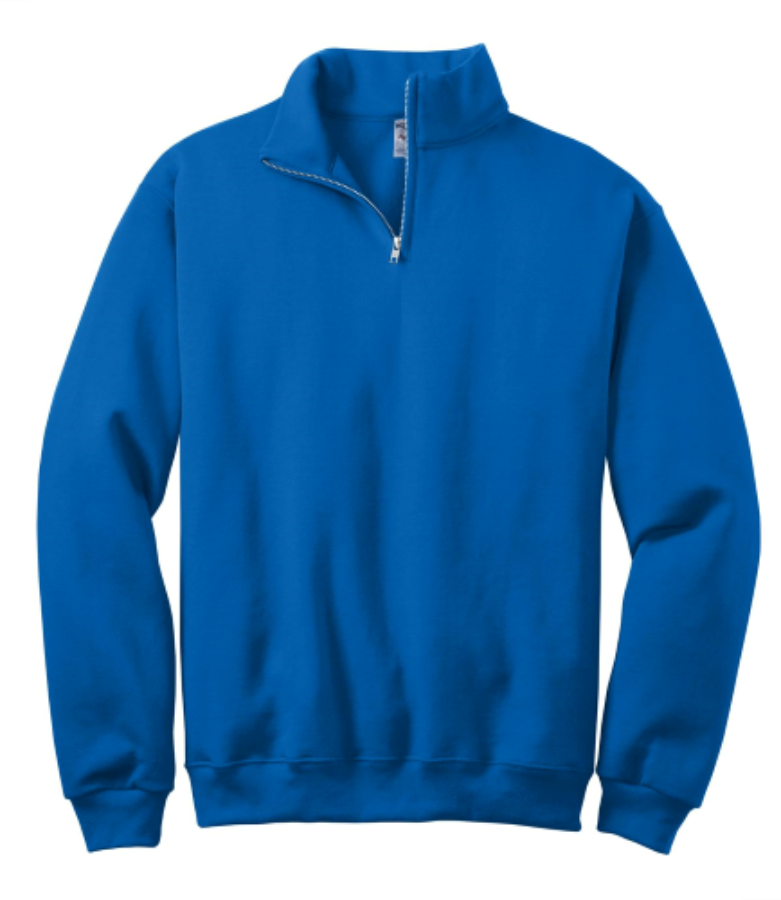 Picture of Jerzees NuBlend 1/4-Zip Cadet Collar Sweatshirt