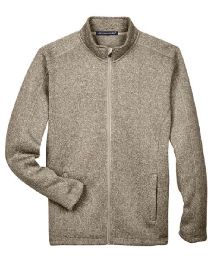 Picture of Devon & Jones Men's Bristol Full-Zip Sweater Fleece Jacket