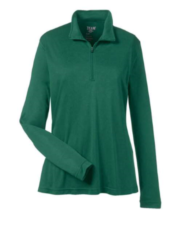 Picture of Team 365 Women's Zone Performance 1/4-Zip Pullover