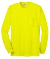 Picture of Gildan Ultra Cotton 100% US Cotton Long Sleeve T-Shirt with Pocket