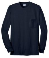 Picture of Gildan Ultra Cotton 100% US Cotton Long Sleeve T-Shirt with Pocket