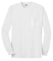 Picture of Gildan Ultra Cotton 100% US Cotton Long Sleeve T-Shirt with Pocket