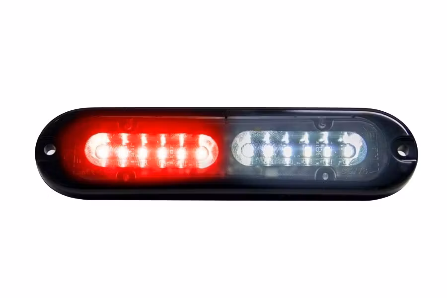 Picture of Whelen Ion T-Series Split Color Super-LED Lighthead with Smoked Lens