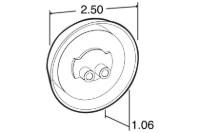 Picture of 2 1/2 Red Marker Light Led