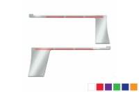 Picture of Trux Cab/Cowl Louvered "Glow Trim" Hood Glider - Peterbilt