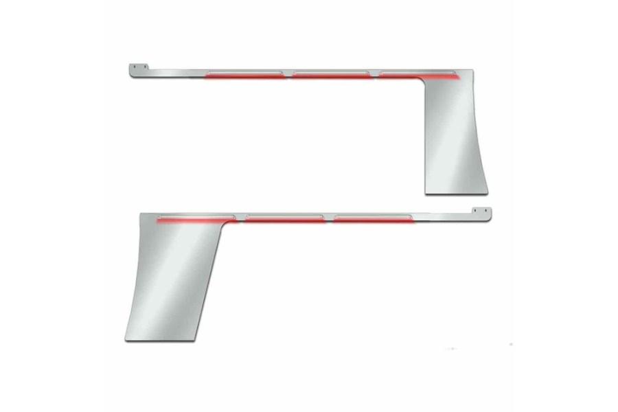 Picture of Trux Cab/Cowl Louvered "Glow Trim" Hood Glider - Peterbilt