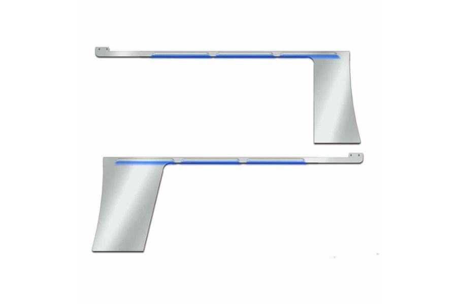 Picture of Trux Cab/Cowl Louvered "Glow Trim" Hood Glider - Peterbilt