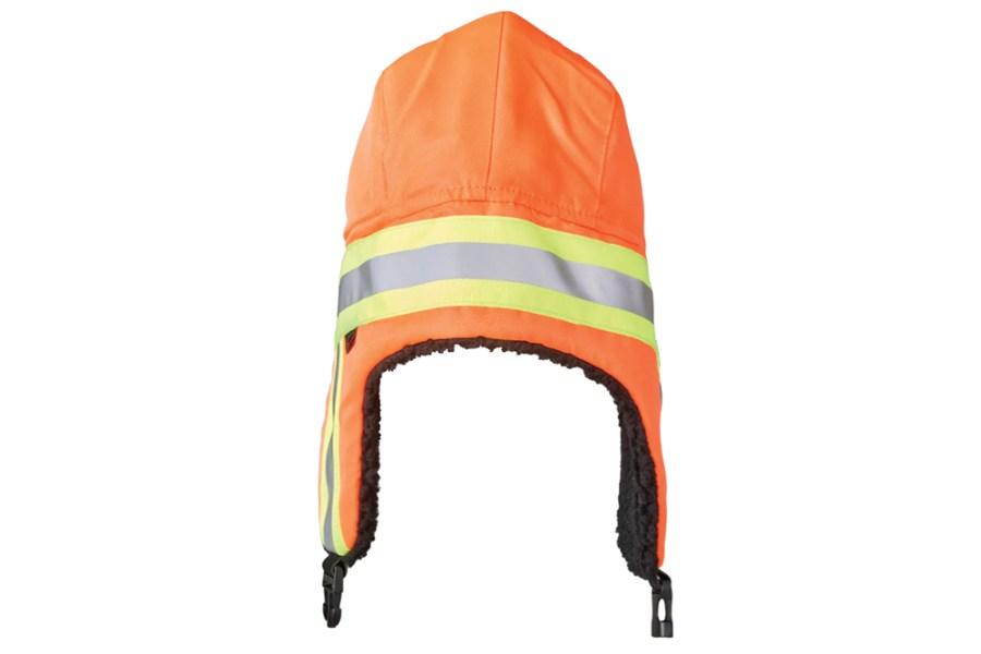 Picture of Tough Duck Safety Hi-Vis Aviator Hat with Contrast Tape Backing