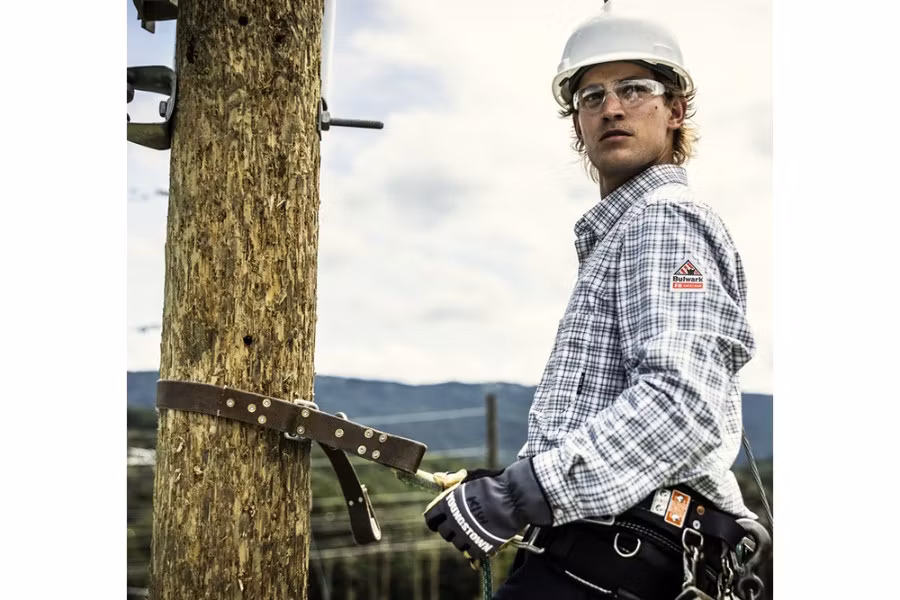 Picture of Bulwark FR Flex Knit Button Down Flannel Shirt