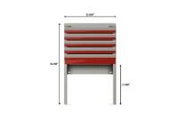 Picture of CTech NWWSD Front Cabinet 5 Drawer Red Box