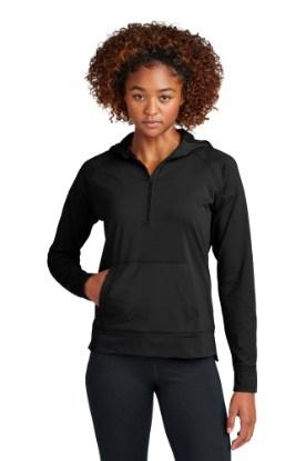 Picture of Sport-Tek Women's Sport-Wick Stretch 1/2-Zip Hoodie