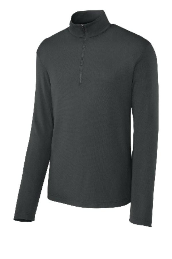 Sport-Tek Micropique Sport-Wick 1/4-Zip Feature Close-up