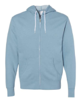 Independent Trading Co. Unisex Lightweight Full-Zip Hooded Sweatshirt Additional view