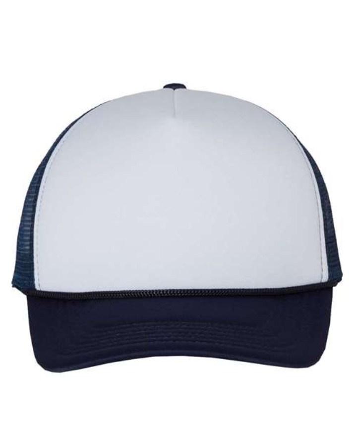 Valucap Foam Mesh-Back Trucker Cap Perspective View