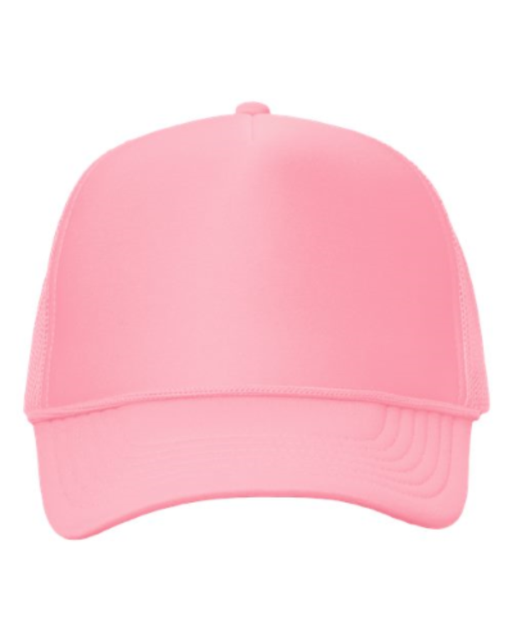 Valucap Foam Mesh-Back Trucker Cap Perspective View