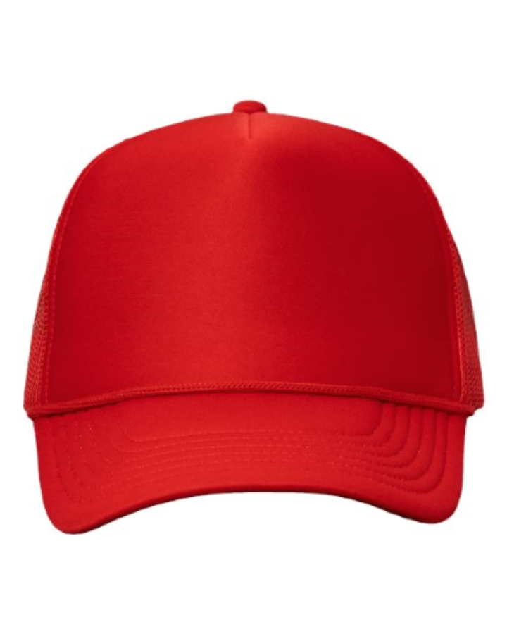 Valucap Foam Mesh-Back Trucker Cap Feature Close-up
