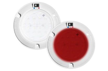 Picture of Maxxima 6" Red/White LED Dome Light - 3 position switch