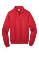 Port & Company Core Fleece 1/4-Zip Pullover Sweatshirt Perspective View