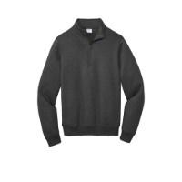 Port & Company Core Fleece 1/4-Zip Pullover Sweatshirt Feature Close-up