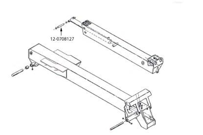 Picture of Miller Boom Extend Cylinder Front Pin Century 9055 and Challenger CH-45 HD Wreckers