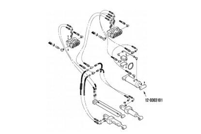 Picture of Miller Wheel Lift Cylinder Century 712 and 716