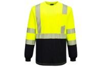 Portwest Hi-Vis Segmented Tape Long Sleeve T-Shirt